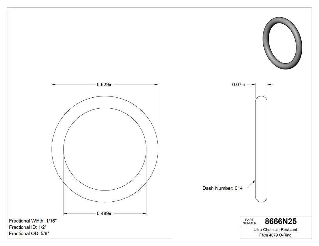 Technical drawing - 8666N25
